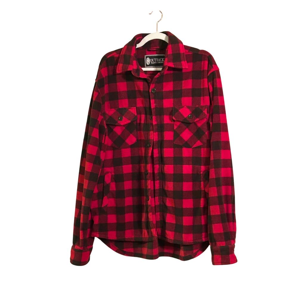 Outback Trading Company Men's Flece Big Shirt Size M